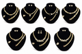 Elegant Gold Heart Jewelry Set – Necklace, Bracelet, Earrings & Ring