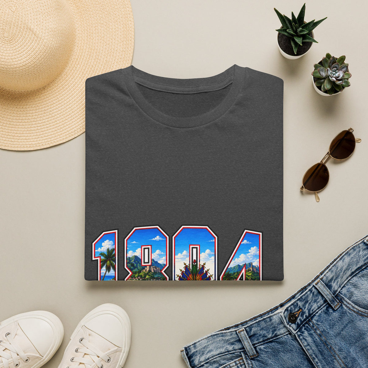 1984 Retro Hawaii Graphic T-Shirt — Tropical Palm & Sunset Vintage Tribute