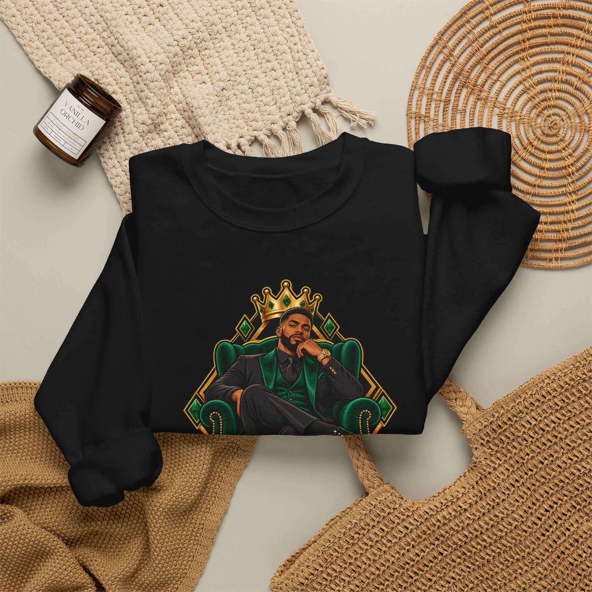 King Mindset Built Different Men’s Sweatshirt