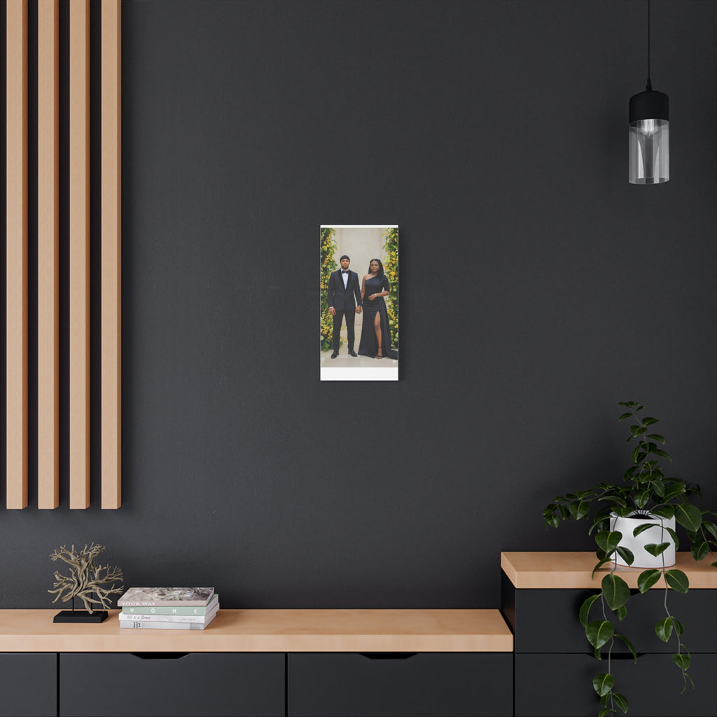 Personalized Couple Photo Canvas With Names & Date