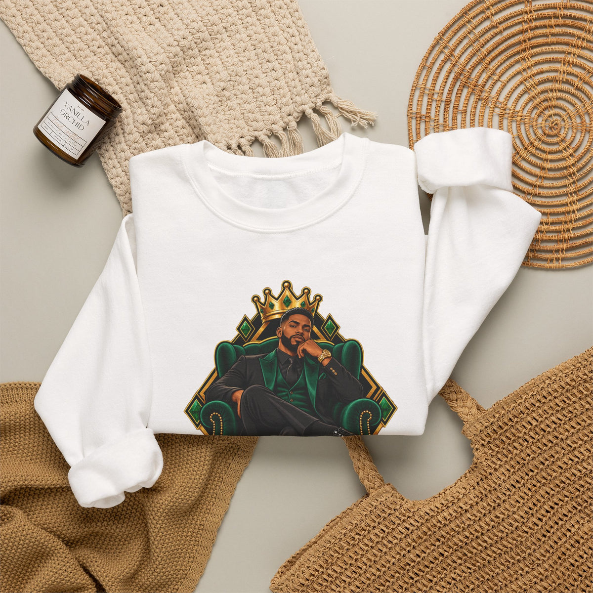 King Mindset Built Different Men’s Sweatshirt