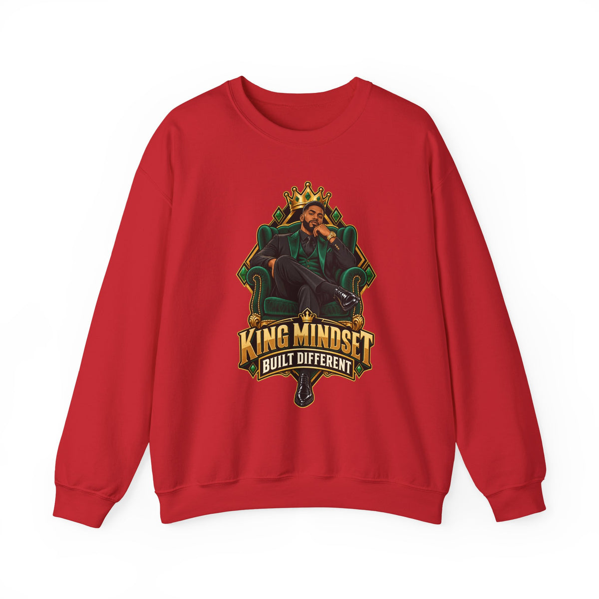 King Mindset Built Different Men’s Sweatshirt