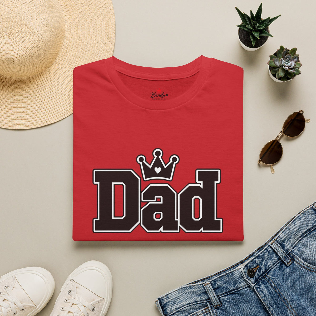 Dad Crown Graphic T-Shirt – Men’s Casual Tee