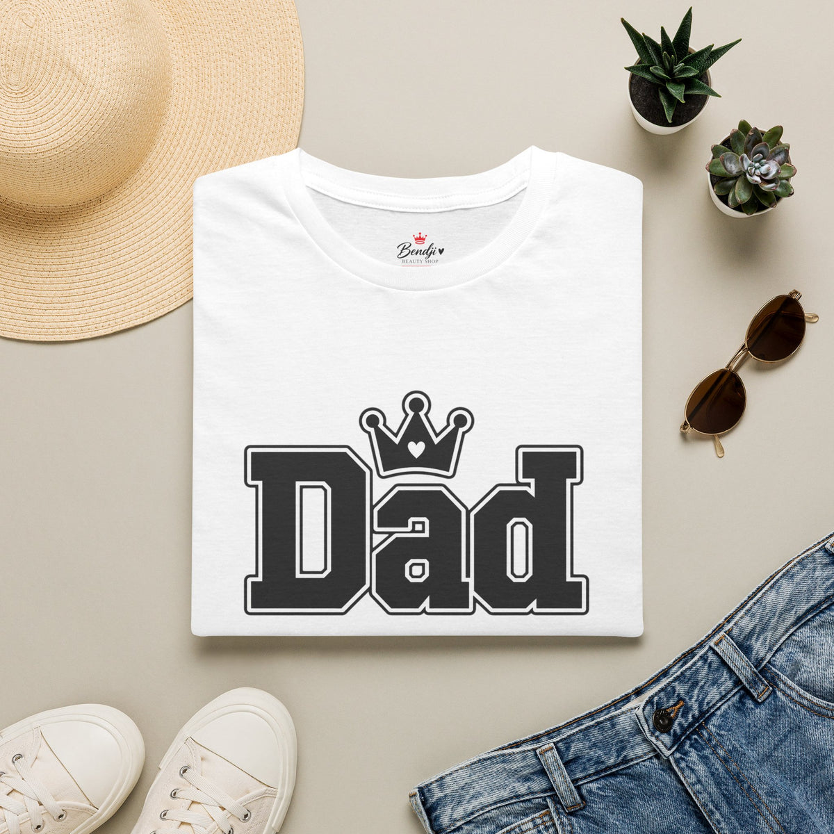 Dad Crown Graphic T-Shirt – Men’s Casual Tee