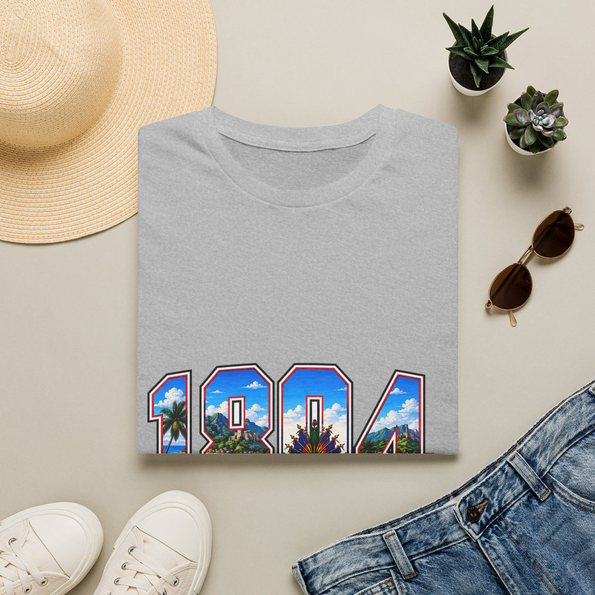 1984 Retro Hawaii Graphic T-Shirt — Tropical Palm & Sunset Vintage Tribute
