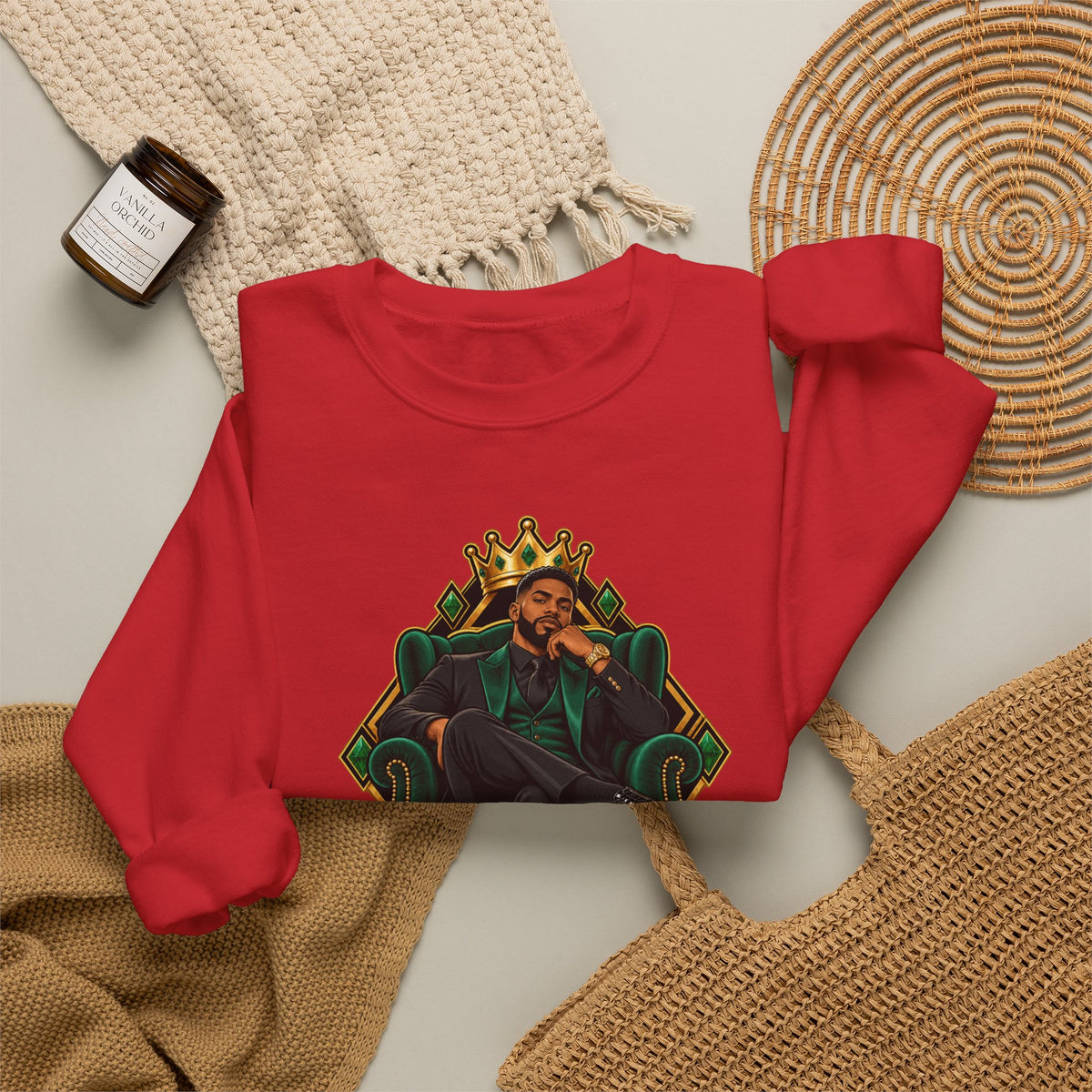 King Mindset Built Different Men’s Sweatshirt
