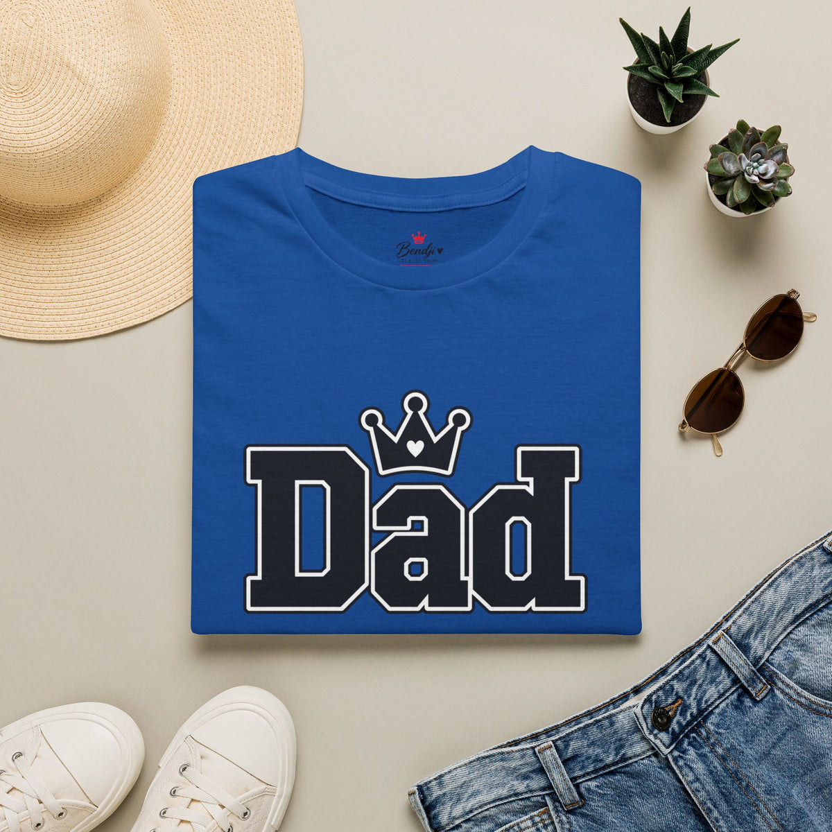 Dad Crown Graphic T-Shirt – Men’s Casual Tee