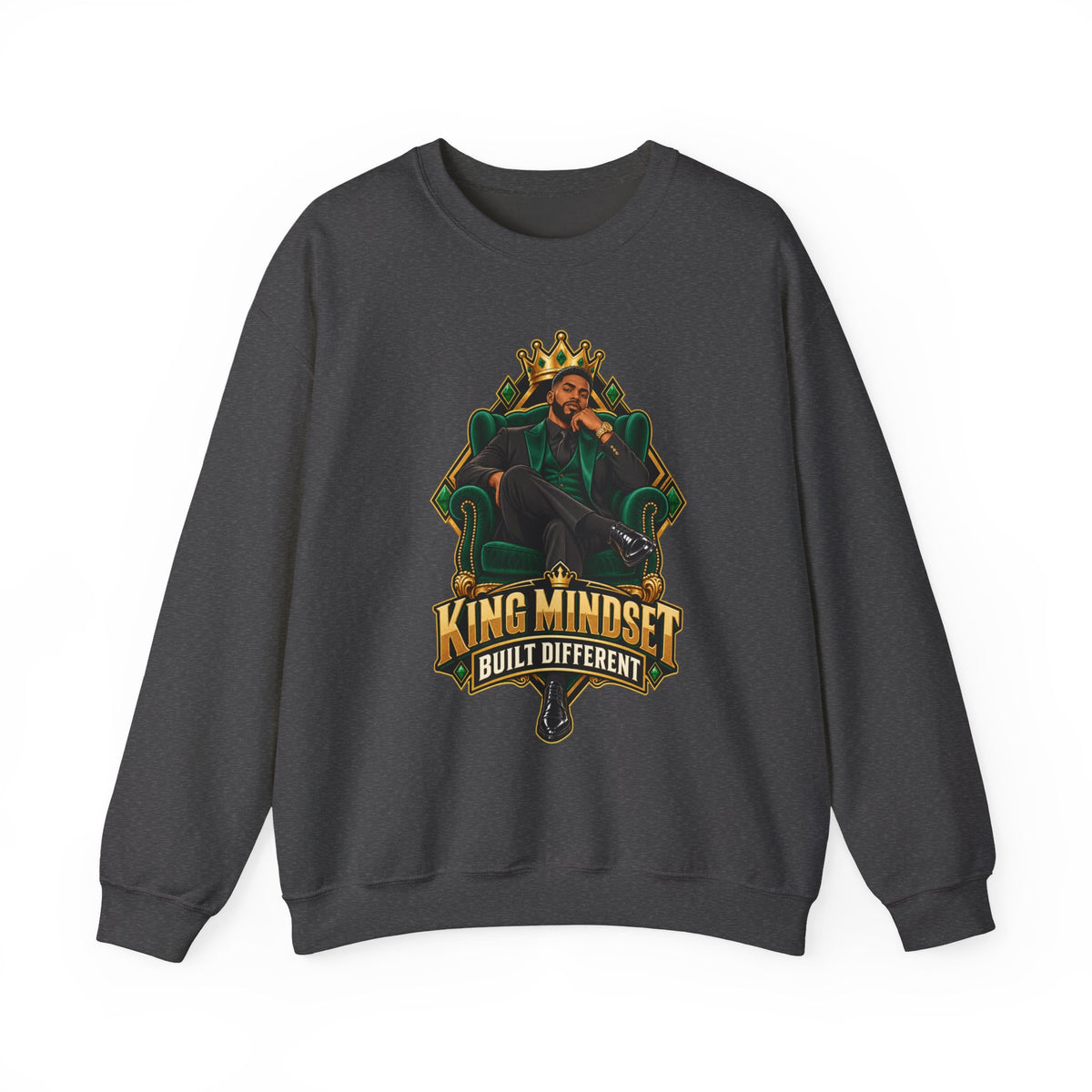King Mindset Built Different Men’s Sweatshirt