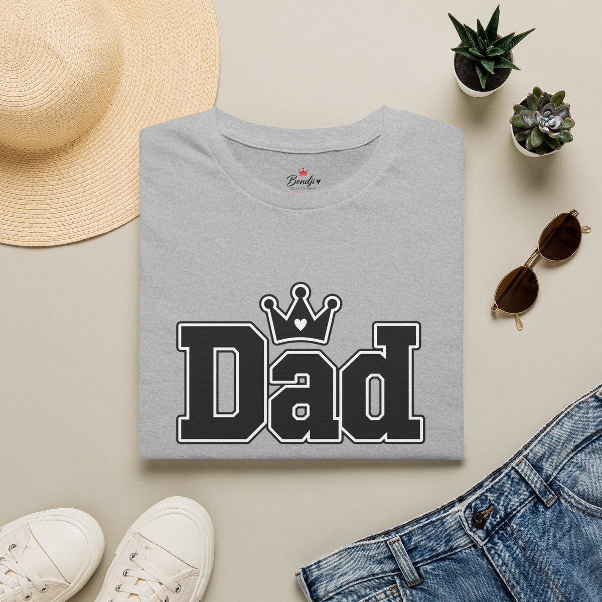 Dad Crown Graphic T-Shirt – Men’s Casual Tee