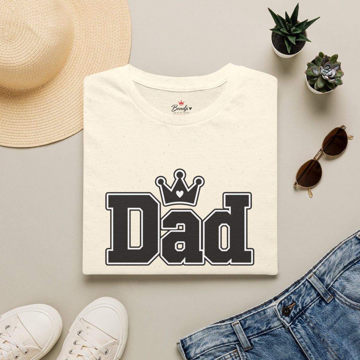 Dad Crown Graphic T-Shirt – Men’s Casual Tee