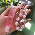 Bendji Beauty Lip Gloss Keychain with Bracelet Chain