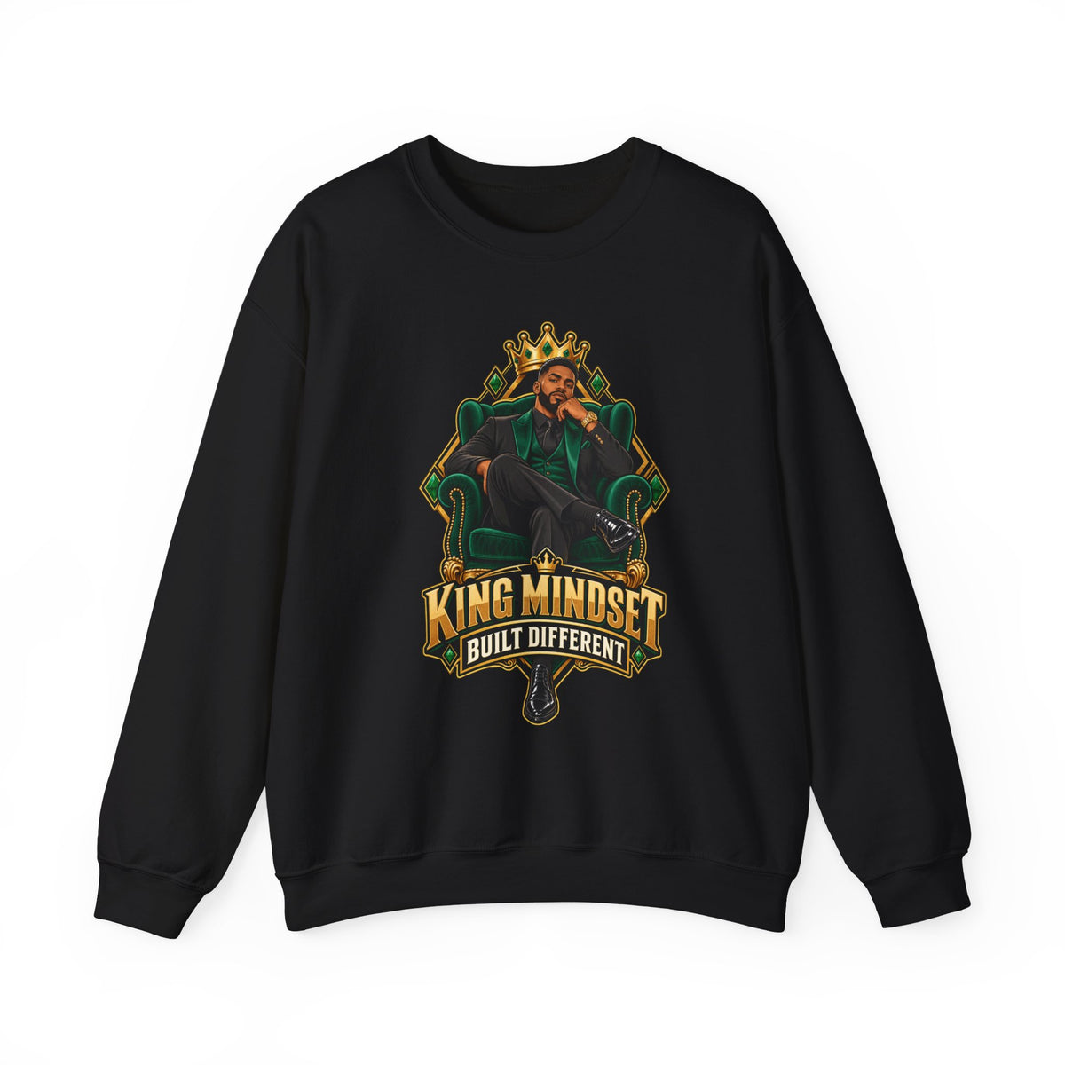 King Mindset Built Different Men’s Sweatshirt