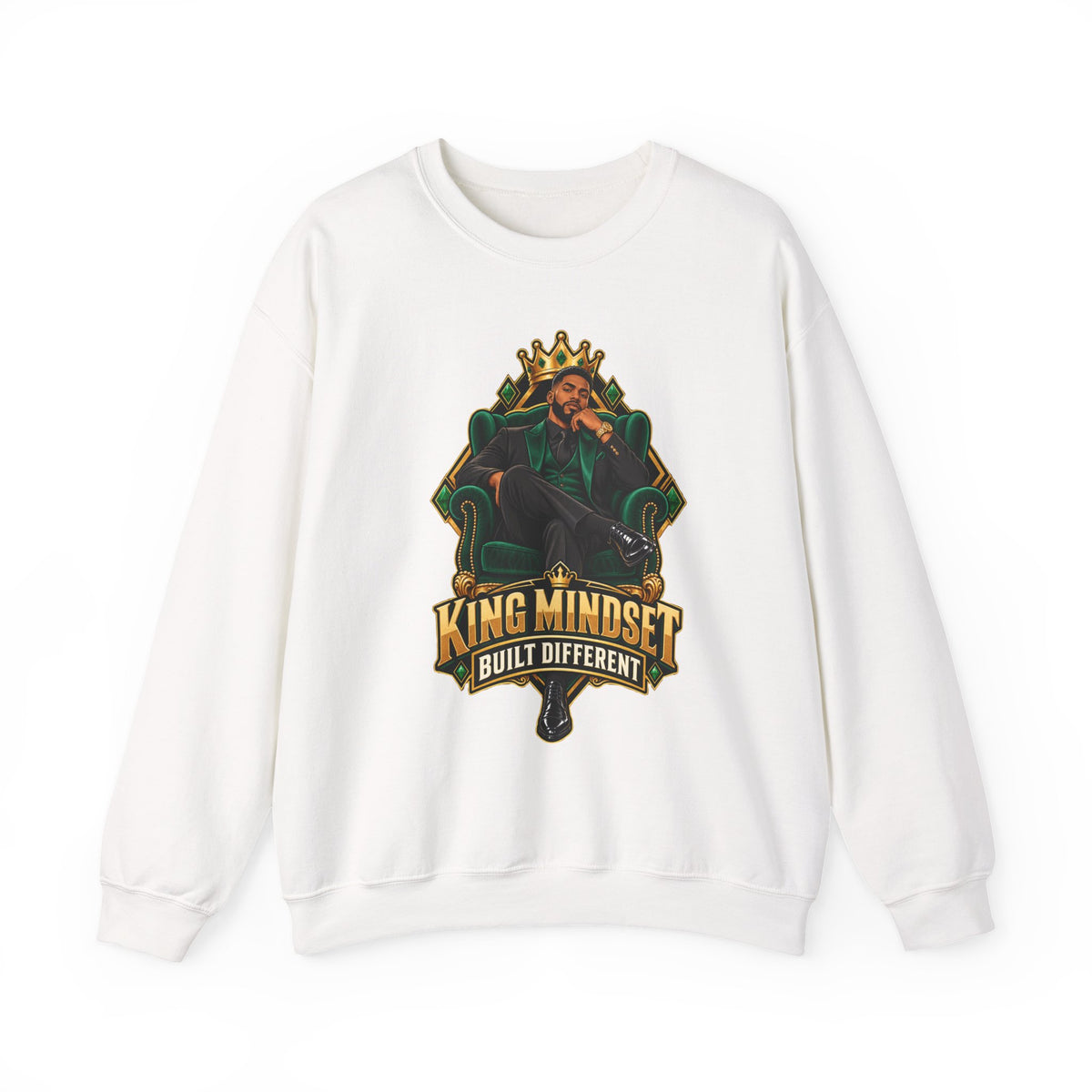 King Mindset Built Different Men’s Sweatshirt