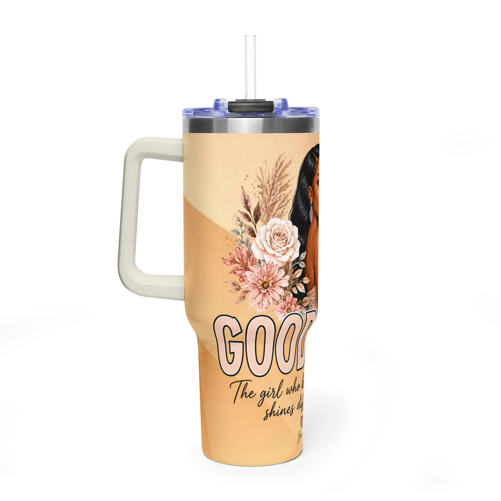 Personalized Good Girl Photo Tumbler – 40oz