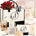 Personalized Initial Gift Set for Women – Monogram Self-Care Gift Box