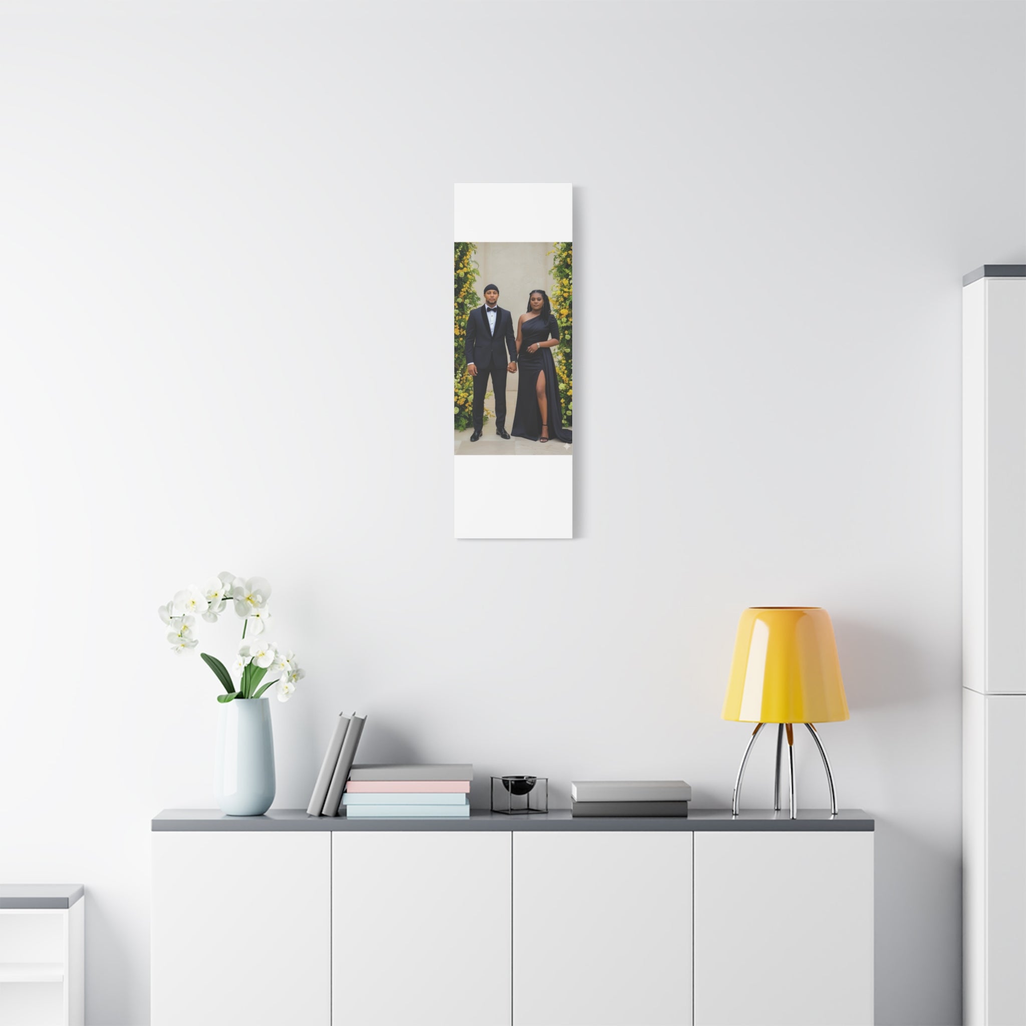 Personalized Couple Photo Canvas With Names & Date