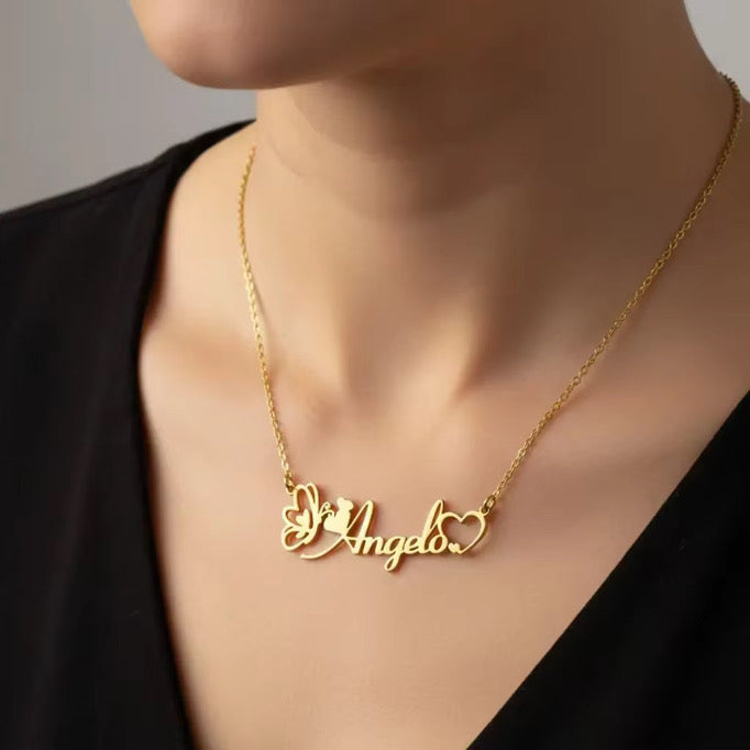 Personalized Custom Name Necklace – Stainless Steel