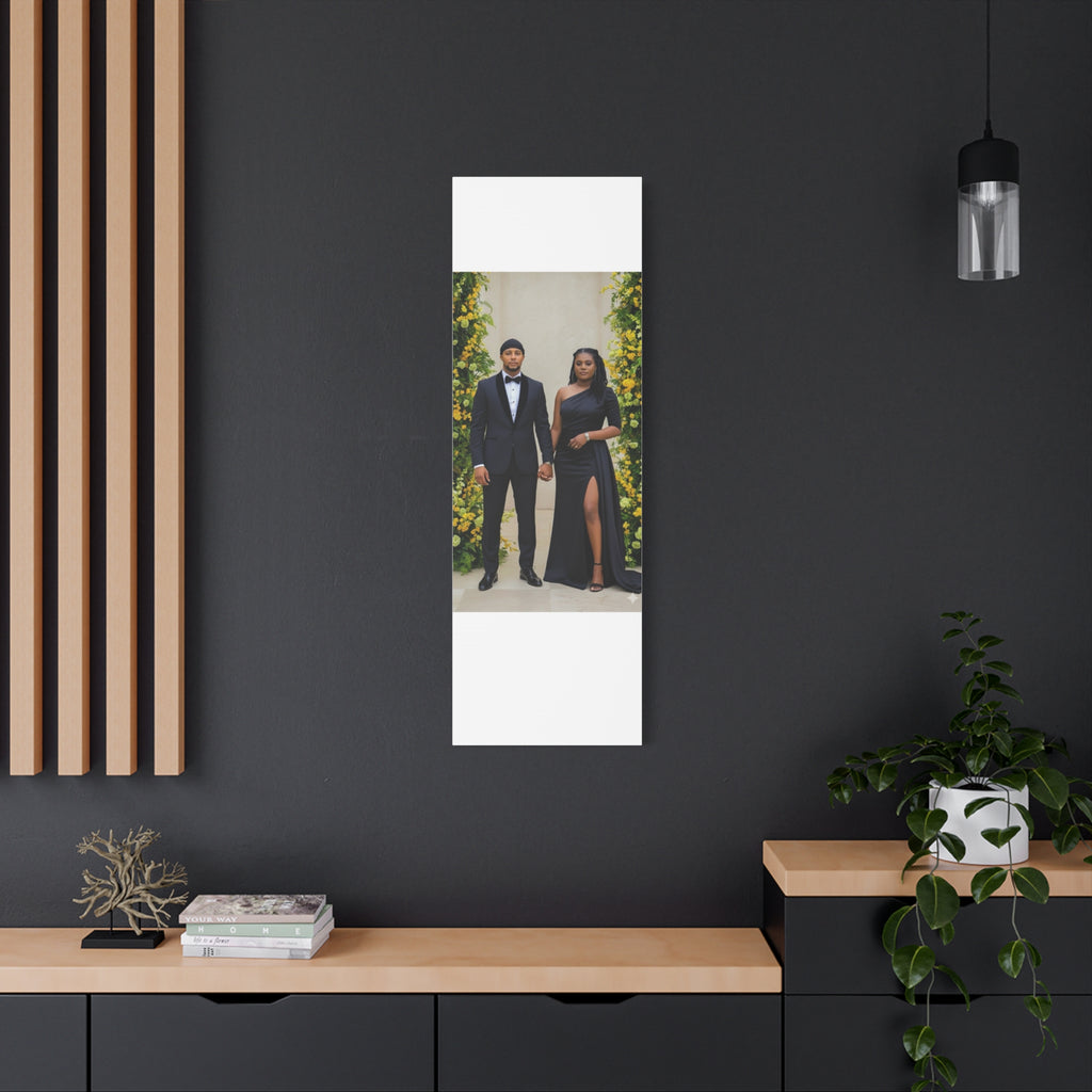 Personalized Couple Photo Canvas With Names & Date