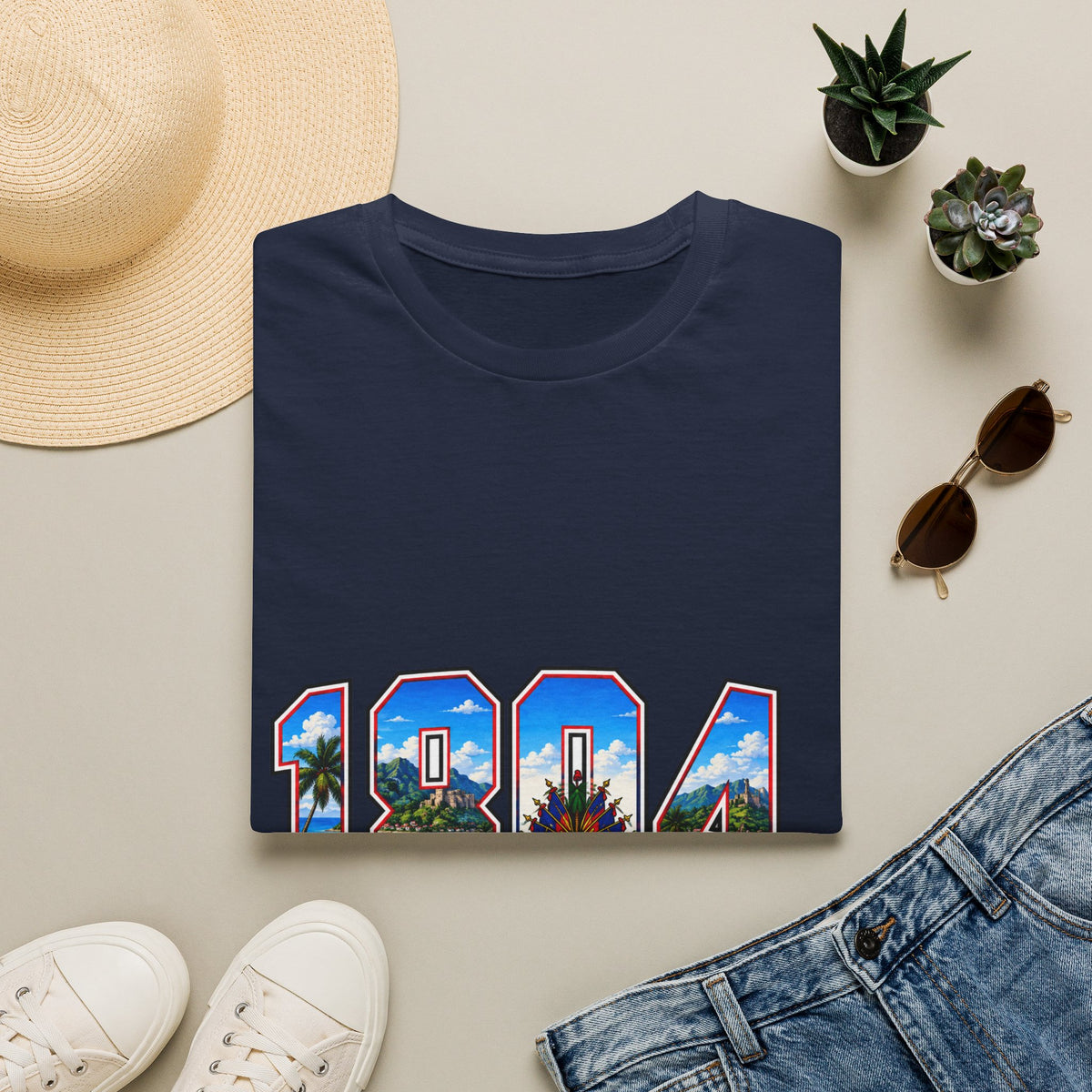 1984 Retro Hawaii Graphic T-Shirt — Tropical Palm & Sunset Vintage Tribute