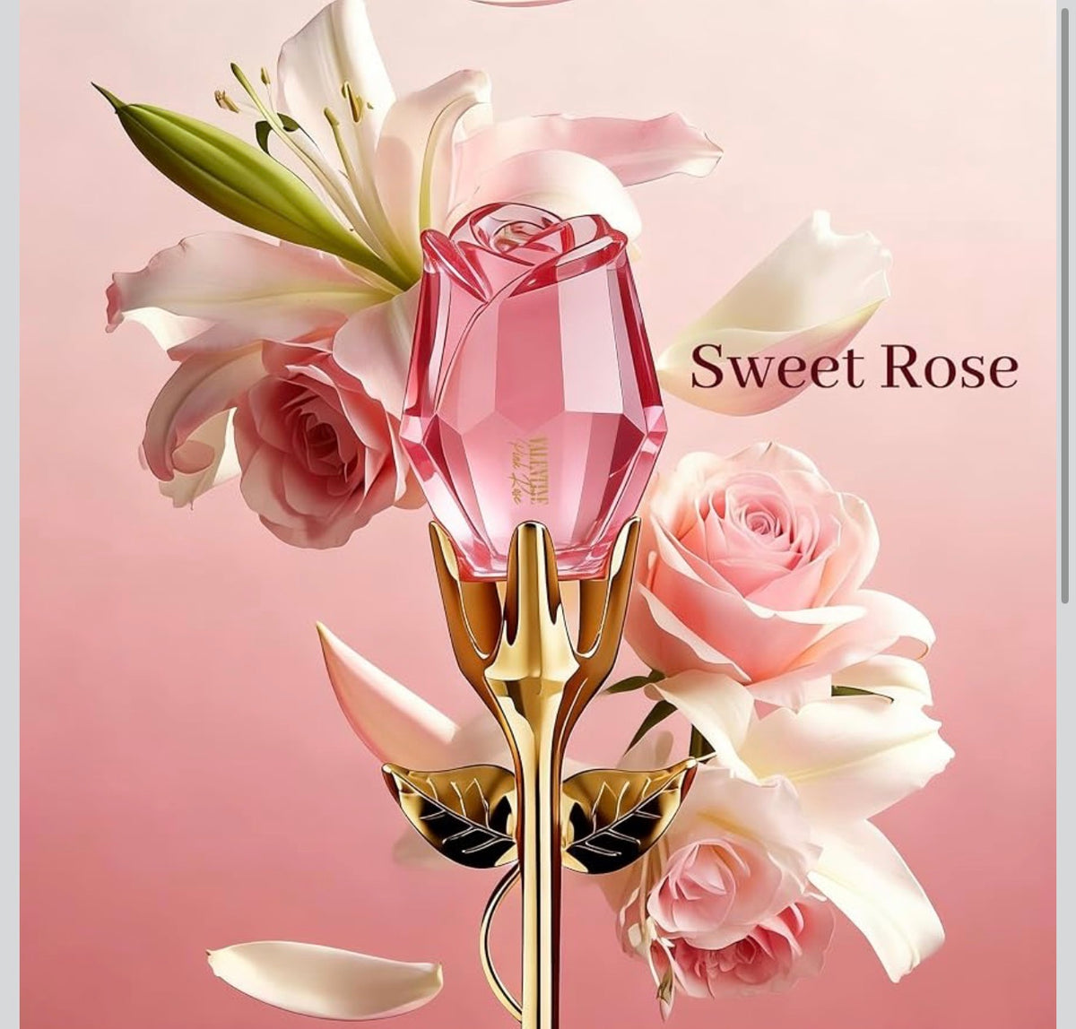 Valentine Pink Rose Eau de Parfum – 100ml